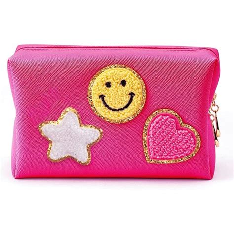 smiley face makeup bag.